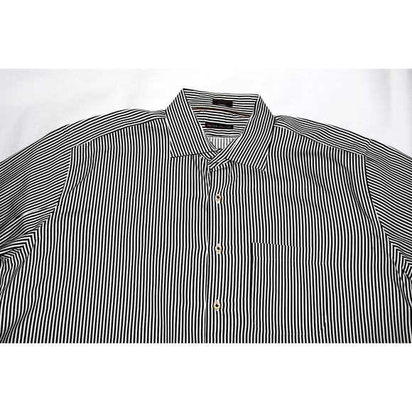 Peter Millar Men's Long Sleeve Button Front Striped‎ Shirt Size 2XL - Picture 4 of 8